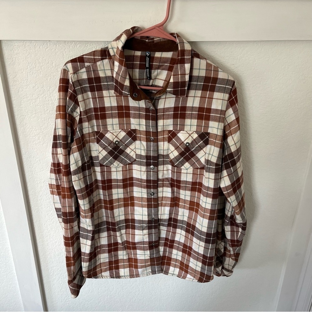 Kuhl Women's Large Tess Flannel.